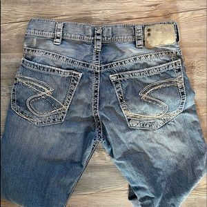 Men’s silver Gordie Jeans